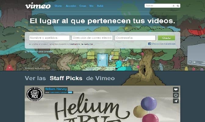 imagen ejemplo de vimeo