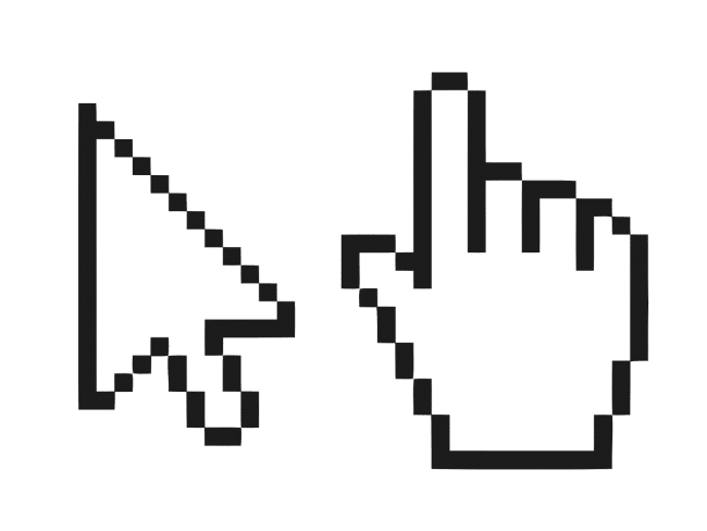 Mouse cursor hand pointer svg_ 650x488 png