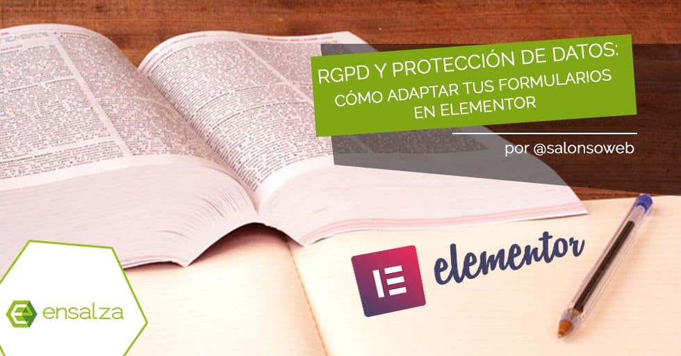 adaptar RGPD Wordpress Elementor