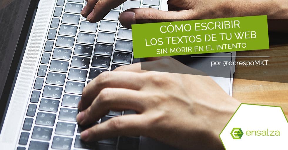 Como escribir los textos de una página web
