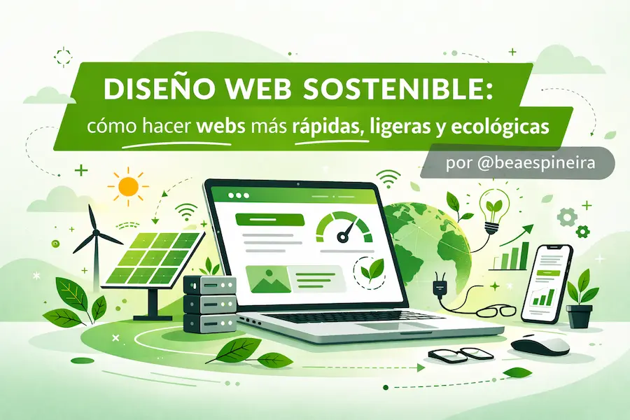 diseño web sostenible como hacer webs mas rápidas y ecológicas