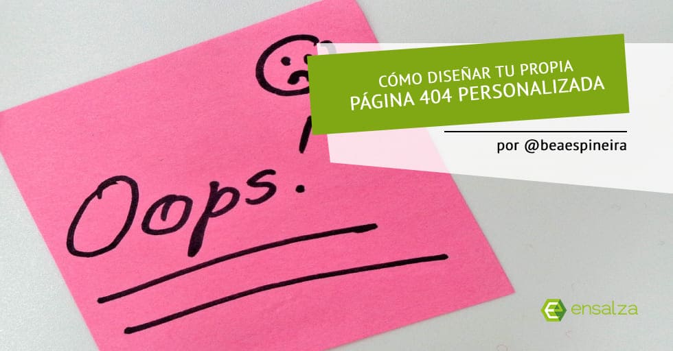 página 404: ideas para diseñarla