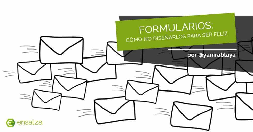 no diseñar formularios contacto