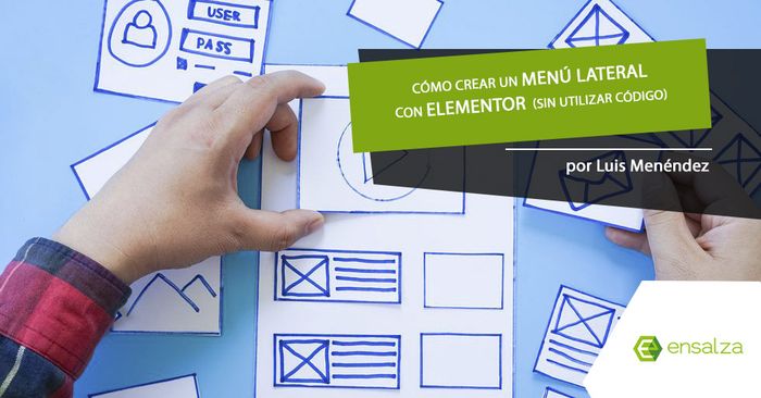 diseño menu lateral web