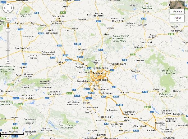 mapa gogole maps ejemplo