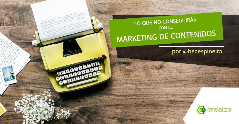 marketing de contenidos en ensalza