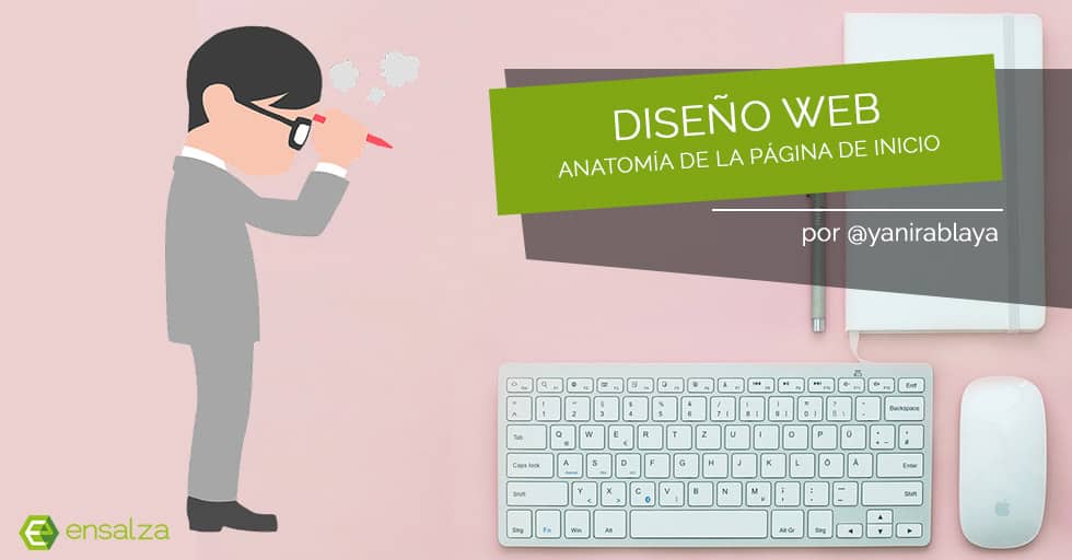 como diseñar una home o pagina de inicio