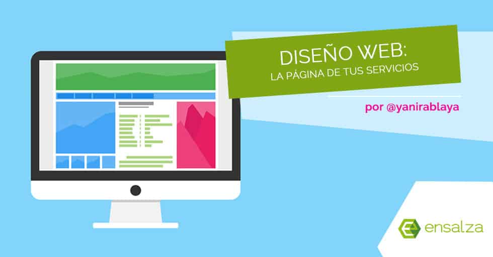 como diseñar una pagina web de servicios