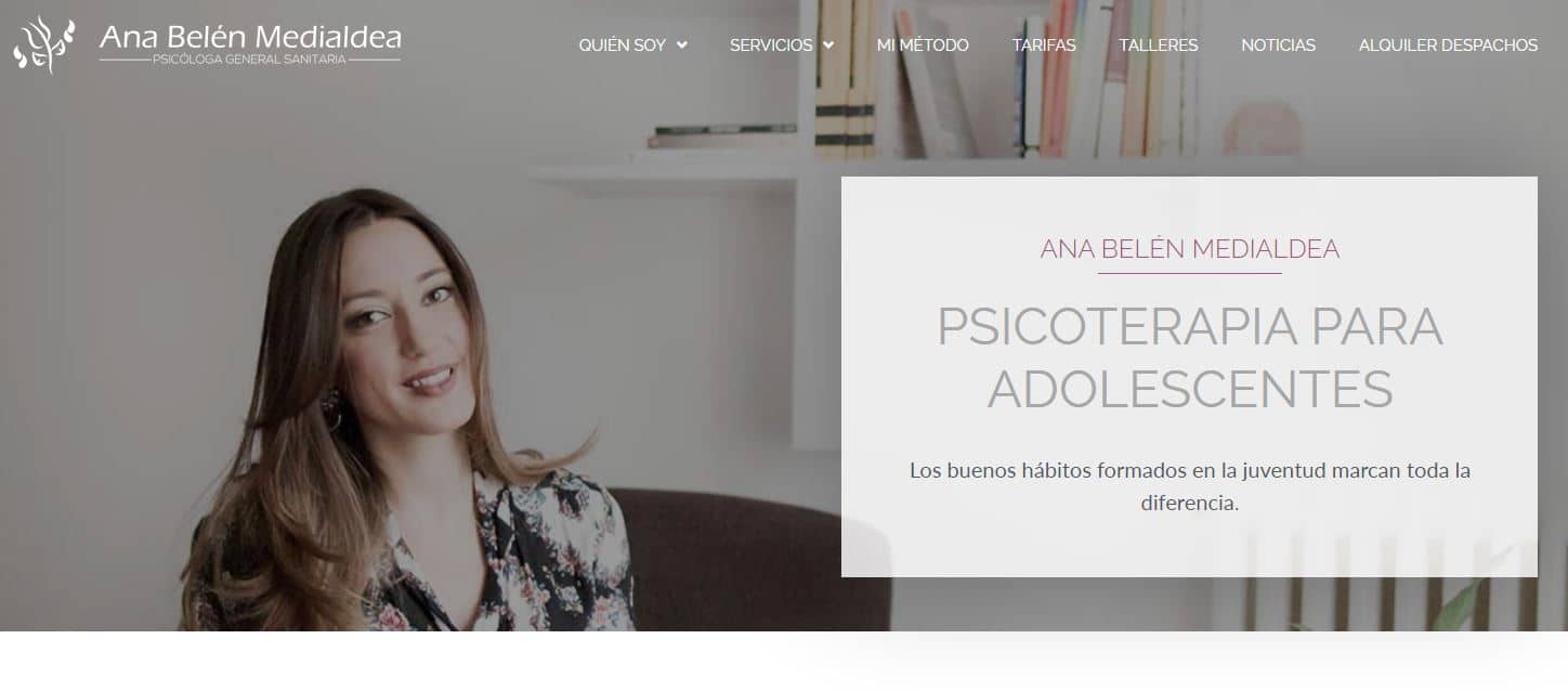 página web psicoterapia - diseño web para psicólogos