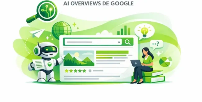definición de AI Overviews de Google en el diccionario Ensalza