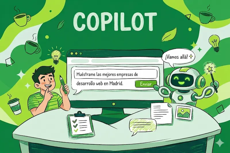 que es copilot en el diccionario ensalza y como hacer seo para bing
