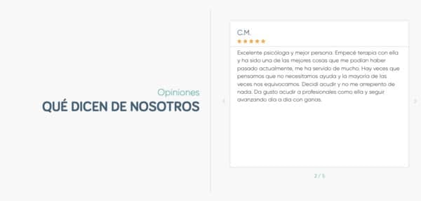 reseña de página web para psicólogos y psicólogas