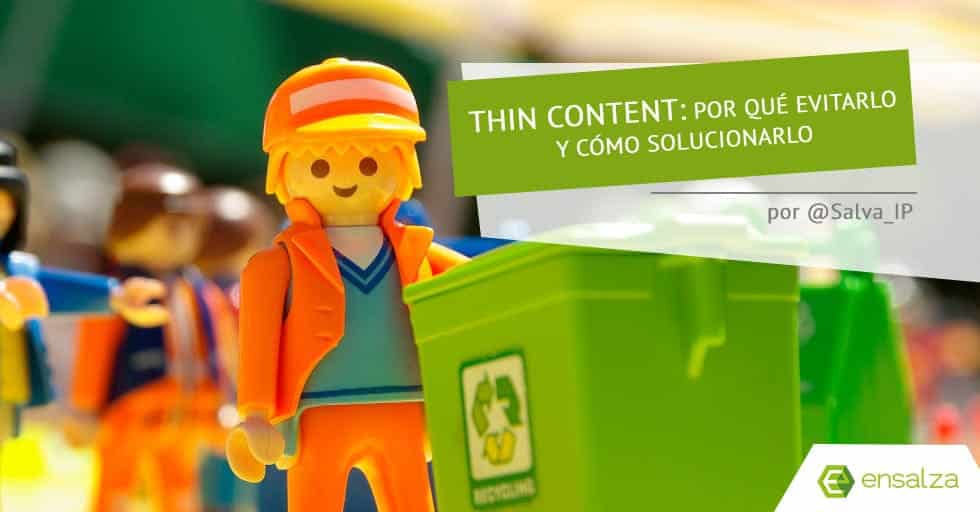 solucionar thin content en seo