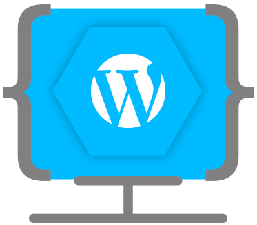 Icono diseño web en WordPress Ensalza